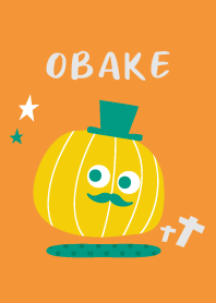 OBAKE - cute little ghosts ORANGE