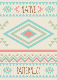 Native pattern01-Pastel color -