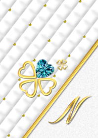 Initia05_"N"with Aquamarine