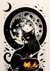 halloween cat caE7Ea