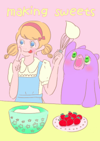 making sweets
