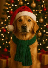 Santa Dog | Warm Christmas#7