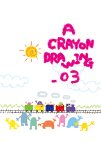 a crayon drawing_03 / Locomotive
