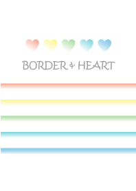 BORDER & HEART -gradation-