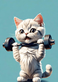 피트니스 고양이 iydN9