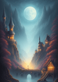 Bright Moon and Dawn 57B763