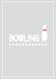 Bowling 12stars simple gray