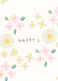 Adult beige and colorful flowers24 Japan