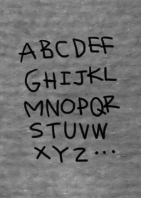 お洒落なシンプルな英字と紙。