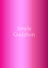 Simple Gradation -GlossyPink 39-