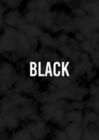 【シンプル】BLACKの大理石と英語文字