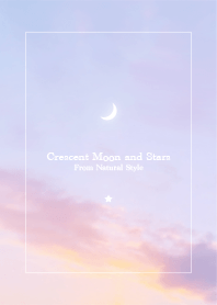 Crescent Moon and Stars 44/Natural Style