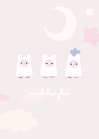 Animal Sheet Ghosts  - BP05 Beige