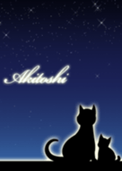 Akitoshi parents of cats & night sky