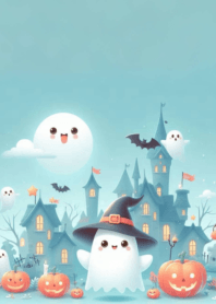 Halloween ghost cute n.9