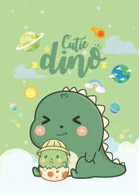 Dino Galaxy Baby Light Green
