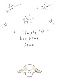 シンプル ロップイヤー 星☆