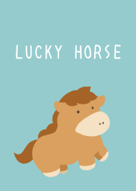 LUCKY HORSE THEME/DUSTY MINT GREEN