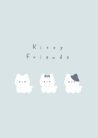 Kitty Friends (NL)/light blue WH