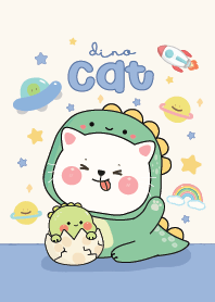 แมวไดโนน่ารัก : บนอวกาศ!