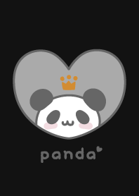 Panda Crown - Black