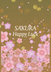 Gold : Sakura in spring