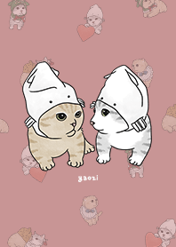 neko combo2 / pale pink