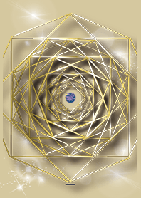 Beige Navy : March iolite & octagon