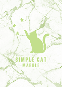 簡單 寶貝貓 星星 大理石 綠色 2
