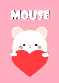 Cute White Mouse theme Vr.1 (jp)