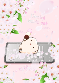 歯医者の使える基本セット（桜、春、花見）