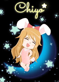 Chiyo- Bunny girl on Blue Moon
