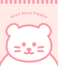 Nico Nico Happy Bear / Peach