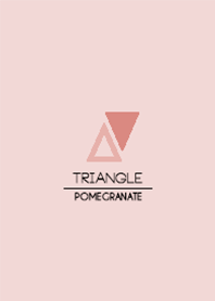 Triangle Plain Pomegranate