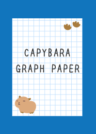 CAPYBARA GRAPH PAPER/BLUE/WHITE