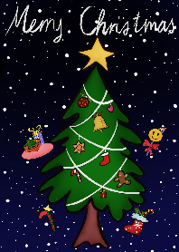 Merry christmas happy day