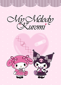 My Melody and Kuromi Pink Greige