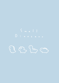 Small Dinosaur / pale blue WH