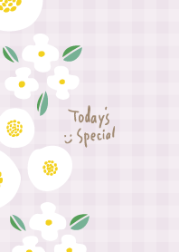 Gentle flower check25 from Japan