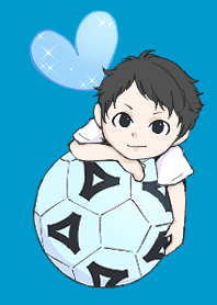 サッカーボール部の男の子 3