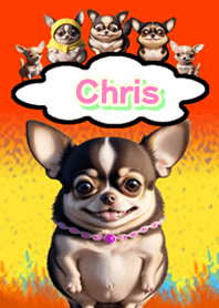 Chris with Chihuahua Red05