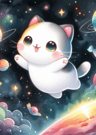Cute cat galaxy no.35