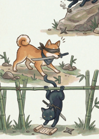 stampAI-ninja animals-f8cFM2