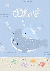 Happy Whale Blue Doo
