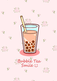 泡泡珍珠奶茶 玫瑰