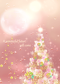 Christmas tree with rising money luck.3.