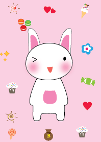 Cute rabbit theme v.12
