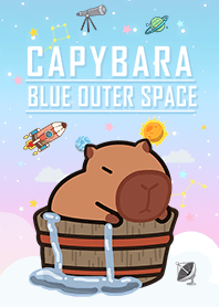水豚溫泉/浩瀚星空/浪漫漸層/粉藍色