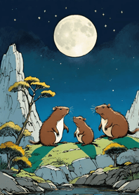 Ukiyo-e - Capybara C7d92a