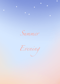 Summer evening , simple gradation